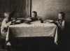 Воспитанники Ишакского детского дома во время обеда. 1945 г. (1)