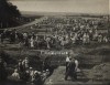 Колхозники на строительстве железнодорожной ветки  к заводу № 654. 13 июля 1942 г.